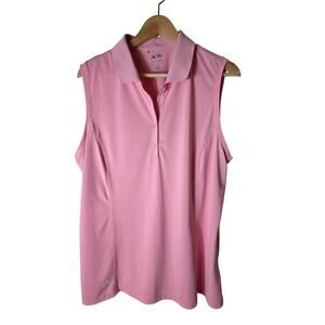ADIDAS Pink Active Outdoor Sleeveless Golf Tennis Pickleball Top SZ 2XL